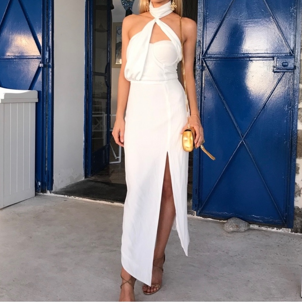 White Misha Dress